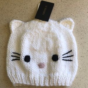 Beanie, animal face, forever 21